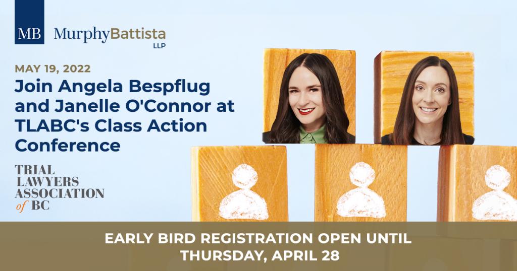 TLABC Class Action Conference May 19, 2022